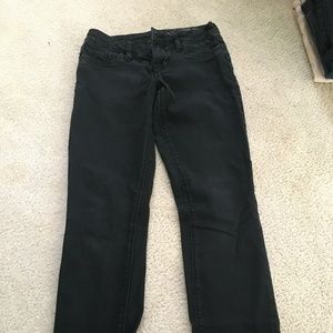 Women's Bullhead Black Denim Leggings